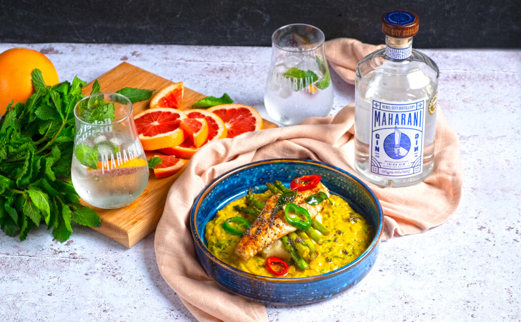 Maharani Gin Monkfish Curry