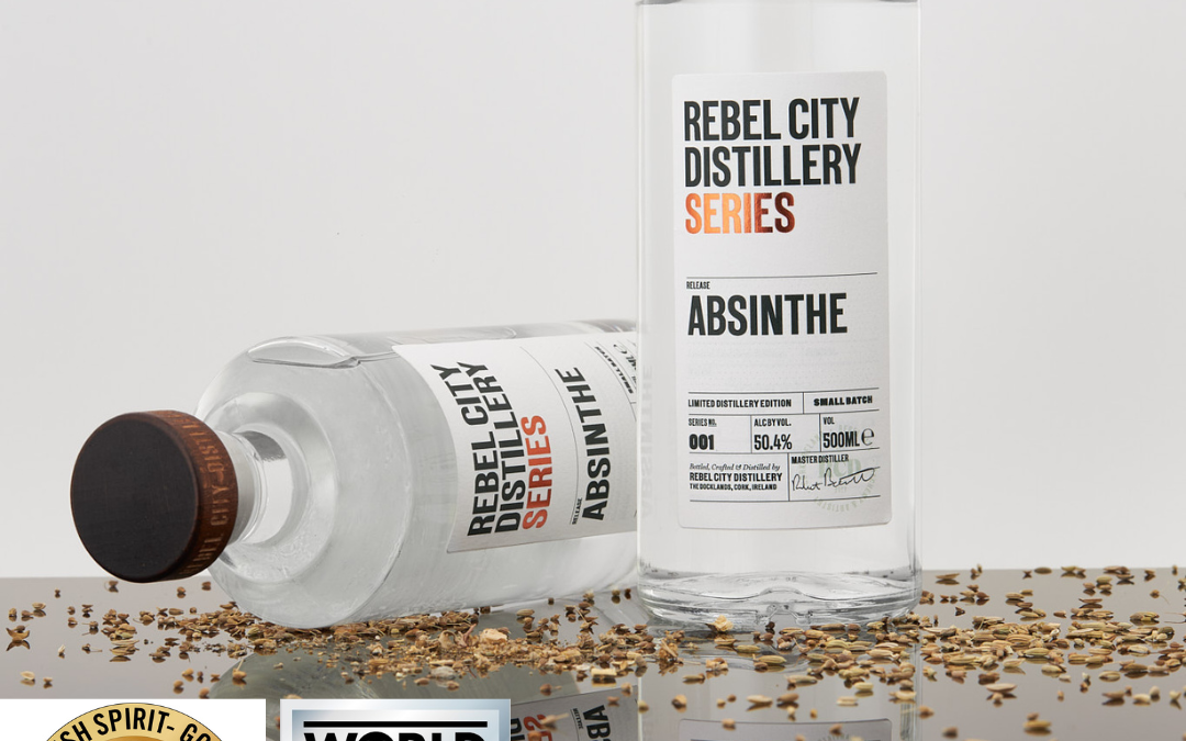 REBEL CITY DISTILLERY ABSINTHE WINS GOLD IN IRISH WHISKEY AWARDS