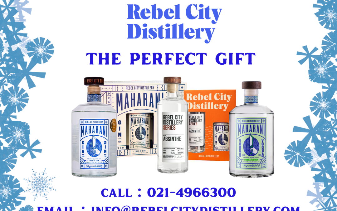 Unique Christmas Gifts from Rebel City Distillery: Gin, Vodka, Absinthe & Experiences in Cork