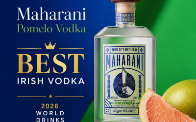 Maharani Pomelo Vodka named Best Irish Vodka at the 2026 World Drinks Awards